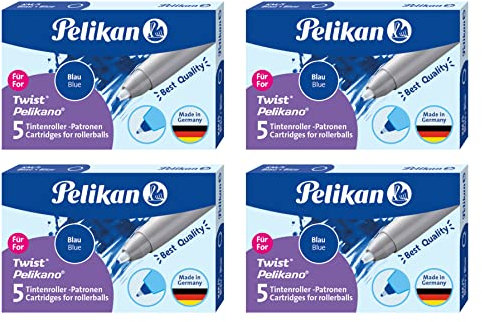 Pelikan 946251 Patronen für Tintenroller (4 x 5 Stück)
