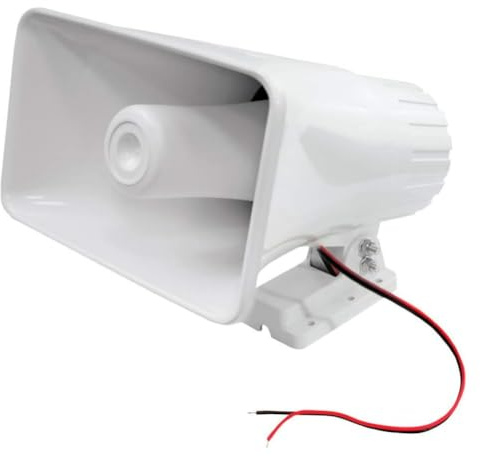 KIT Set pour Pyle PHSP5 1 Haut-Parleur pavillon pour mégaphone intérieur et extérieur, 65 Watts Max, impédance 8 ohm, pour locaux commerciaux, Maison, 1 pièce