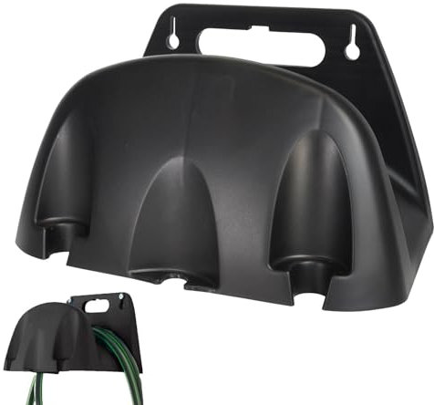 Support De Tuyau, Porte Tuyau Mural, Support De Tuyau D'arrosage, Support De Tuyau Mural en Métal Robuste, Support De Tuyau en Métal pour Crochets De Tuyau Durables, Support De Tuyau d'eau