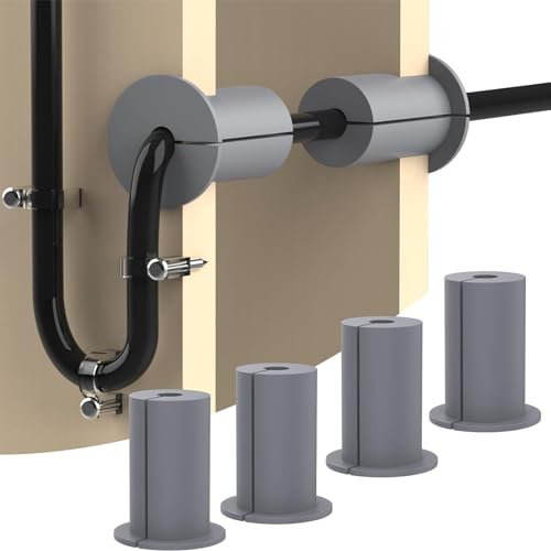 Greensen Câble de Passage Mural pour Câble Ethernet Dishy Adaptateur de Passe-Câble Câble de Passage Mural pour Câble Ethernet (Grey)