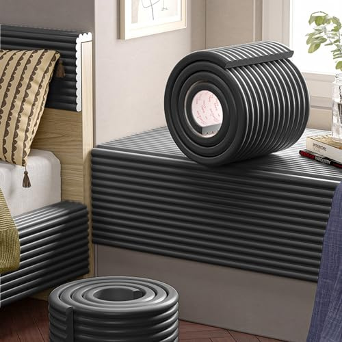 Wandkissen Bett Wandpolster Selbstklebend, Wandpaneele Gepolstert für Kinder Autismus - Wandschutz Bett für Schlafzimmer Polsterpaneel Wand, Schalldämmung und Wärme Bettkopfteil(Schwarz,20x200 cm)