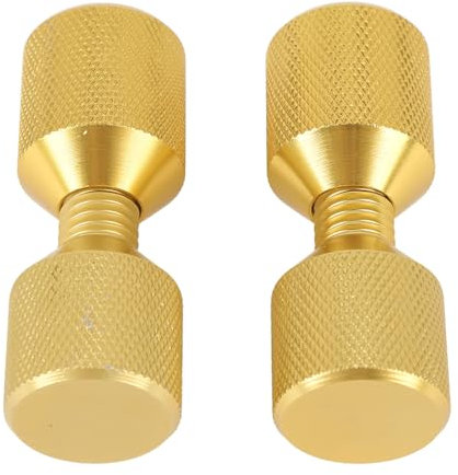 2pcs Aluminium Flange Alignment Pins, 1‑1/8in Diameter, Dual Hole Set for 0.5 to 14in Flanges, Heavy Duty Precision Machined