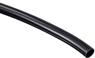 QUARKZMAN Tuyau Cache Cable 6mm ID Tube en PVC Noir pour Harnais de Câblage, Manchon de 3 M pour Gainage de Fil et Protection de Fil