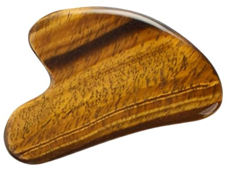 SOPOTUTU Tigerauge Gua Sha Massageboard für Körper und Gesicht Handliches Praktisches Schröpfmassagegerät zur Schmerzlinderung Langlebiges Leichtes Scraping tool für Frauen