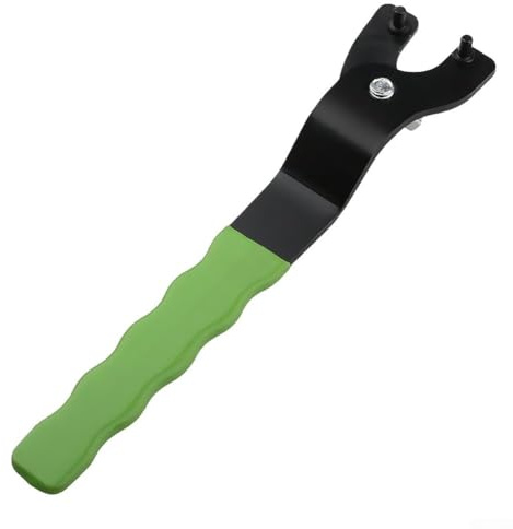 Adjustable Wrench for Angle Grinder, 12-47mm Lock Nut Spanner Tool with Rotating Adjustment and Thickened Steel Construction, Compatible with Angle Grinders