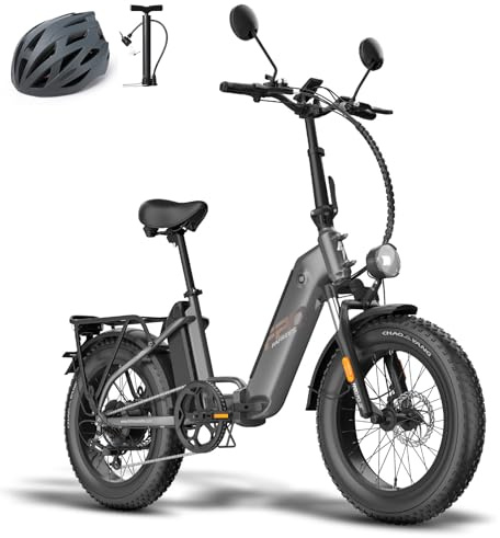 Fafrees FF20 Polar Bicicleta eléctrica Plegable de 20 Pulgadas con 2 baterías extraíbles duales de 48 V/13.4 Ah, Bicicleta eléctrica para Adultos, E-Bike para Mujeres Hombre Bici Eléctrica