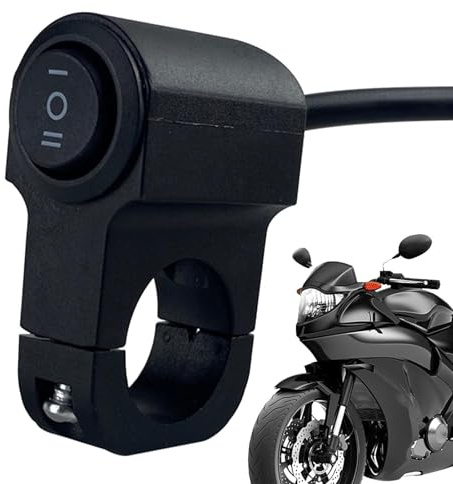 Il Controller Per La Motocicletta - Modifica A Tenuta Stagna Per La Gestione 'Accensione E Spegnimento Del Faro - Di Comando A Pulsante | Per Adulti che Guidano Motociclette, Automobili, Biciclette e