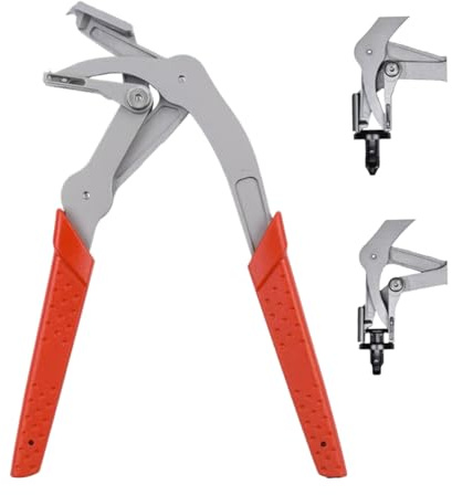 Pinza per clip per auto, Pinze per Rimuovere Clip dei Pannelli, Pinza per rimozione clipsrivestimento automobilistico, Utensile RimuoviClip Auto per Detailing Fai Da Te Proprietari Paratie Fasteners