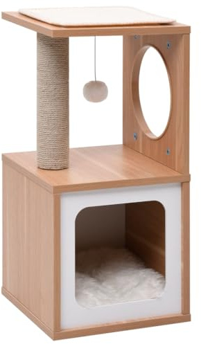 vidaXL Klösträd med klösmatta i sisal 60 cm