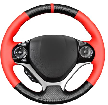MEWANT Lenkradbezug für Honda Civic 9 2012 2013 2014 2015 / Lenkradzubehör für Honda Civic 9