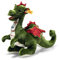 Steiff 067198 Rocky Drache - 32 cm - Kuscheltier - Gruen stehend, Treetop