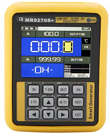 Générateur de Signal portatif MR9270S+ 4 20 mA, simulateur de Source de Signal, Sortie de thermocouple de Tension de Courant d'étalonnage Portable AC100‑240 V(AC220V)