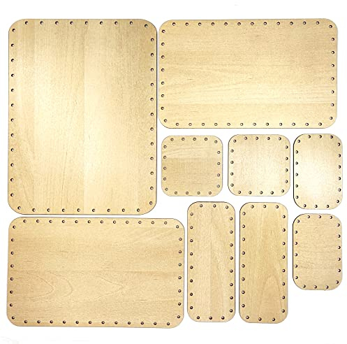 Zita´s Creative Korbboden Set eckig, groß - für Peddigrohr 3mm. Flechten, Korbflechten, MDF Korbboden, Peddigrohr, Flechtmaterial, Flechtset, Rattan
