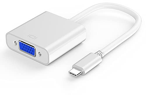 melairo USB Adaptateur C vers Vga, Adaptateur de Type C vers Vga Compatible avec Pro 2016/2017/2018, Air/Pro 2018, Book 2, Chromebook Pixel/XP