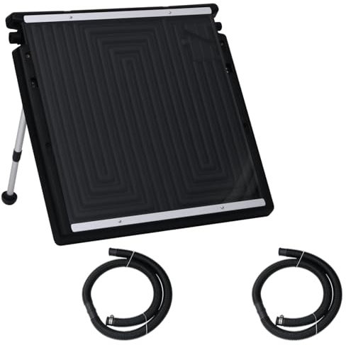 Bulliing Pool Solar Heating Panel 75x75 cm,Solar Pool Heater Panel – Eco-Friendly,Compatible with Most Pumps, Simple Installation Process