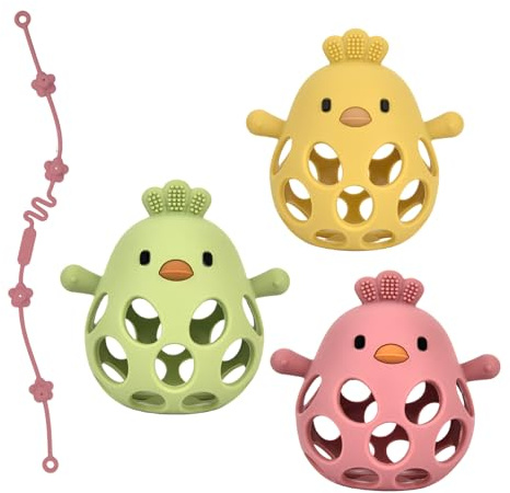 Teething Toys for Baby, Baby Teething Toy, Teething Toys, Teethers for Babies 3-6 Months, BPA Free Teether Mitten with Soft Texture for Sensory Exploration and Itching Teething Relief