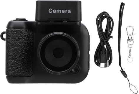 HD 1080P DV Camera, 2MP 160° Lens Angle Portable Rechargeable Video Camera Digital Camera Camcorder for Students School Girl Gift