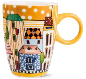 Egan Mug Paese Mio Giallo Ml.430