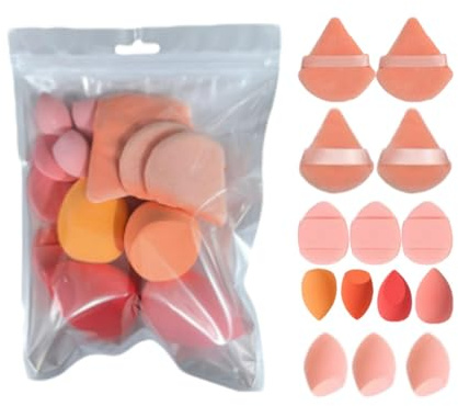 Spugna per sfumare il trucco, set di spugne per il trucco - Spugna per fondotinta per sfumare il trucco | Strumenti per il trucco di bellezza in spugna per frullatore per fondotinta cosmetico per raga
