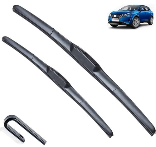 Wiper Front Wiper Blades,For Nissan Qashqai J12 2021-2024 Windshield Windscreen Window Car Rain Brushes 26+17