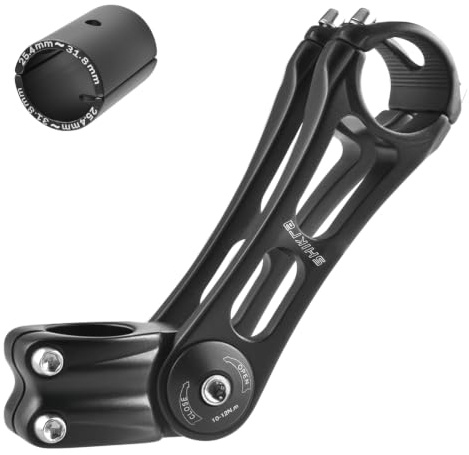 TRIWONDER Lenkervorbau verstellbar 60°, 25.4mm/31.8mm, 90mm 110mm 130mm, Aluminium Fahrrad Vorbau, Kompatibel mit BMX MTB Rennrad