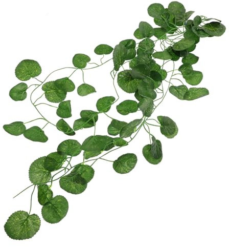 UPKOCH Plante Ornementale pour Aquarium et Terrarium en Plastique Vert, Décoration Réaliste Facile à Installer pour Reptiles et Habitat Naturel