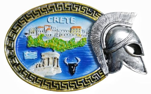 Kühlschrankmagnet, Kreta, Griechenland, Touristen, Andenken, Kühlschrankmagnet, handbemalt, Bastelkollektion