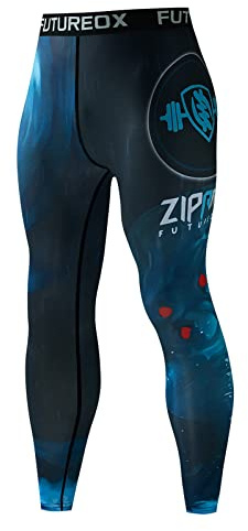 Mens Thermal Leggings Base Layer Trousers Long Johns Stretch Slim Fit Pants for Cycling Walking Athletic Compression Pants Stylish Suitable Workout Black M