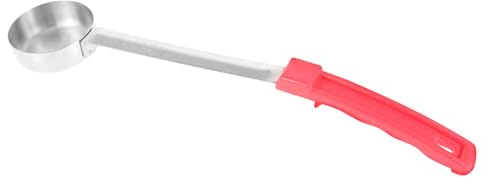 FONDOTIN Cuillère à Sauce pour Pizza Acier Inoxydable Louche Doseuse pour Contrôle des Portions Cuillère Plate Pratique pour Cuisine Professionnelle et Restauration