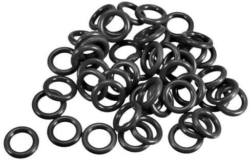 ROWORKX 50Pcs Nitrile Rubber O-Rings - 11mm OD x 8mm ID x 1.5mm Width Sealing Gaskets for Hose, Faucet, Plumbing, Automotive and General Repair Applications | Sealing Gasket NBR Material, Oil and Wear Resistant, For Hose, Faucet, Plumbing, Automotive and General Repair, Black