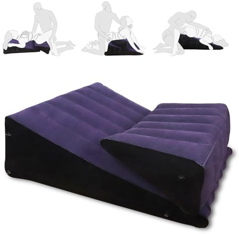 Cozyall Sexspielzeug Erwachsene Spielzeug Position Keilkissen - Premium Schaum Sexmöbel für Paare, Aufblasbare Zauberhilfe Sofa Kombination Dreieck Stützkissen Haltung Vielseitiges Kissen