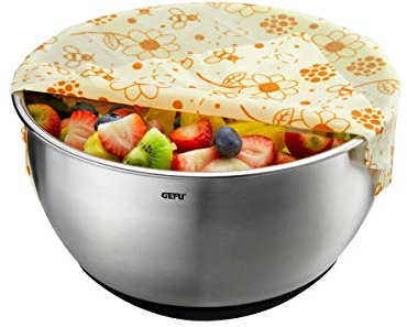 GEFU Bienenwachstücher-Set Beeways, 3-Teilig - Wachspapier für Lebensmittel: Nachhaltig - Wiederverwendbare Frischhaltefolie - Umweltfreundlich