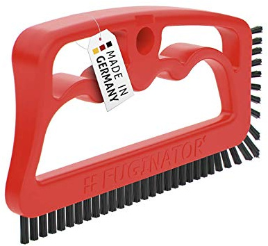Fuginator Scrub Brush for Tile and Grout: Stiff Nylon Bristle Scrubbing Brush - Bathtub and Shower Scrubber for Floor Joints and Tile Seams - Cleaning Brushes and Supplies for Bathroom and Kitchen