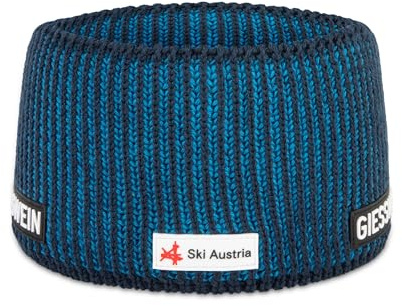 Giesswein Ski Austria Headband Weisshorn - ÖSV Merino Stirnband gefüttert | Ski Austria Kopfband Unisex, Sportswear – warmes, gefüttertes Merino Stirnband, offizieller ÖSV Fanartikel
