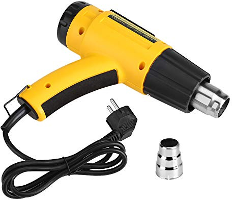 YUMILI Pistola Ad Aria Calda, LODESTAR 2000W Pistola Ad Aria Calda Elettrica Digitale LCD Strumento di Saldatura Termoregolabile Portatile