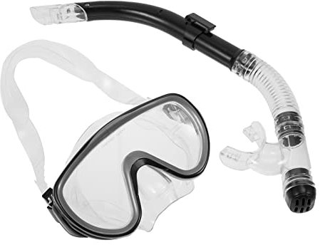 Happyyami Schnorchelset Mit Vollgesichtsmaske Und Anti-leck-trocken-schnorchel Ergonomisch Geformt Für Hohen Silikon-Dichtung Für Wasserdichten Sitz Geeignet Für Erwachsene Zum