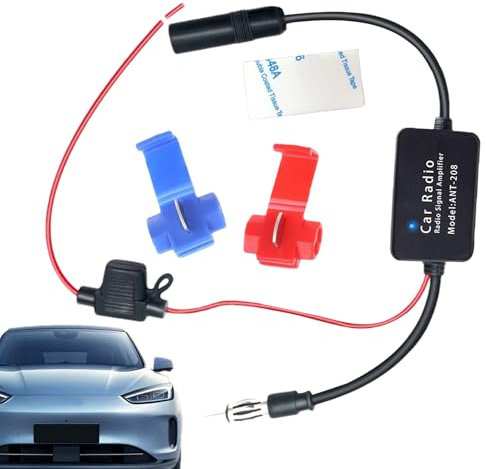 Amplificador de Antena FM,Amplificador de Antena de Radio para Coche
