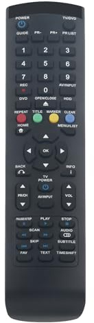 AKB72373701 Replacement Remote Control for LG HDD DVD Recorder HR929T HR925T RHT499H RHT498H RHT497H