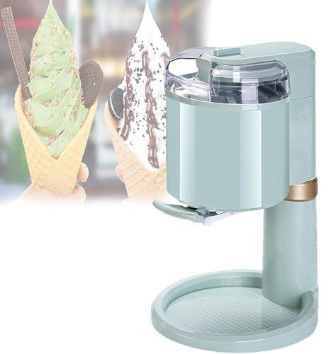 Macchina automatica per gelato allo yogurt, macchina fai da te con agitatore a doppia lama e coperchio trasparente, rimovibile per una facile pulizia, perfetta per dolcetti fatti in casa