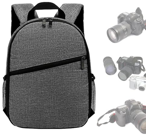 Zaino per Fotocamera Professionale-Zaino per Fotocamere Tattiche, Organizzatore Fotografico Multi-Lente | Borsa Da Viaggio Resistente Alle Intemperie, Compagno Di Attrezzatura Esterna, Layout Del Divi