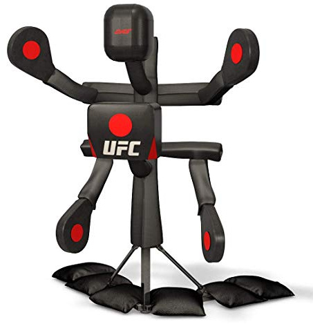 UFC BAS Body Action System X2 - Professional Freestanding Home Training Equipment for MMA, Boxing, Muay Thai and Martial Arts - Adjustable Punching and Kicking Pads