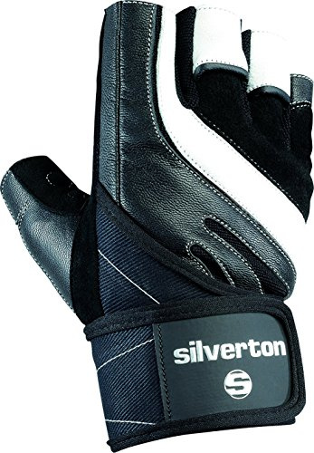 Silverton Erwachsene Handschuhe Power Vertical, schwarz/weiß, XXL