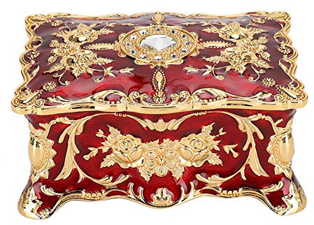 Vintage Schmuckschatulle, Sammlerbox, Schmuck Aufbewahrungsbox, für Ohrringe Halsketten Armbänder Uhren für die Liebsten