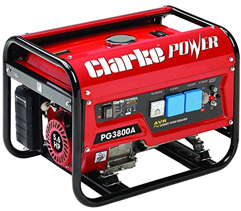 Clarke PG3800A EURO5 3KVA 230V Petrol Generator