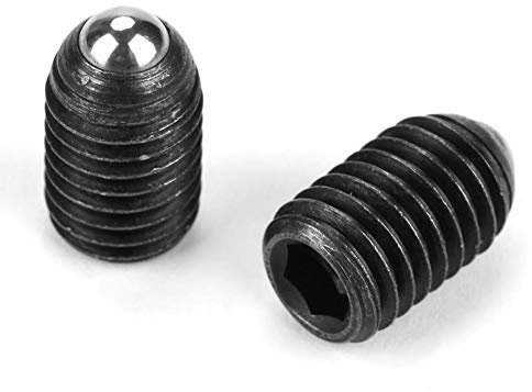 Stantuffi a sfera M10 10Pcs Viti filettate a esagono incassato a molla con punta a sfera Viti senza testa adatte per morsetti(M10*20)