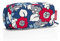 reisenthel multicase Twist Silver - farbenfrohes und modernes Design, Multi-Use-Etui ideal für Kosmetik, Schul- oder Arbeitsutensilien, Couleur:Florist Indigo