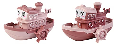 Badespielzeug für Baby Kinder Spielzeugboot mit Aufziehmotor Schiff Badewanne Spielzeug schwimmfähig Baby Badespielzeug Wasserspielzeug Spielzeug Badewanne Uhrwerk Schwimmbad Spielzeug Kleinkinder