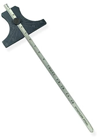 PRAZTECH® Depth Gauge Precision Stainless Steel 0 to 150mm (0 to 6) - Metric & Imperial Measurement