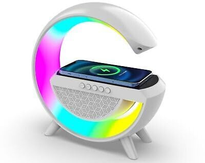 Lampada led bluetooth multicolor ricarica wireless e radio