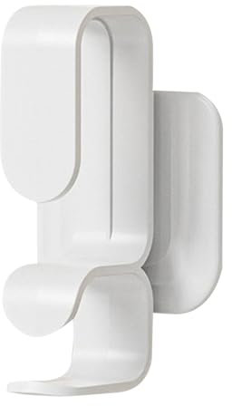 TUJOBA Washbasin Wall Hooks - Bathroom Wash Basin Storage Hook,Double Hook Design Washbasin Stand for Family Bathrooms, Hotels, Apartments